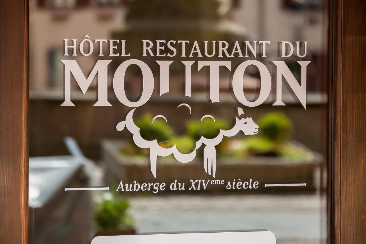 Logis Hotel-Restaurant Du Mouton 리보빌레 외부 사진