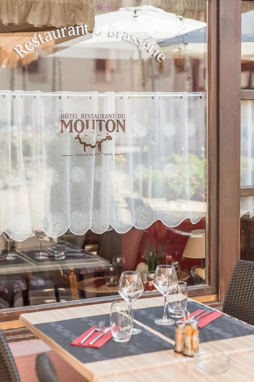 Logis Hotel-Restaurant Du Mouton 리보빌레 외부 사진